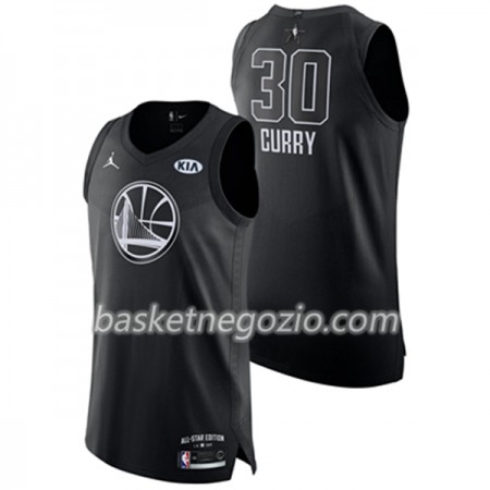 Canotte Uomo Golden State Warriors Stephen Curry 30 2018 All Star Jordan Brand Nero Swingman